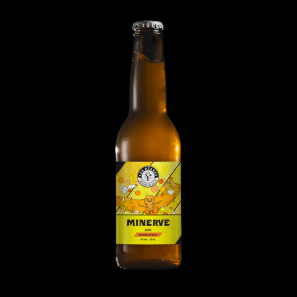 Bière blonde artisanale MINERVE, brassée à Vaison-la-Romaine